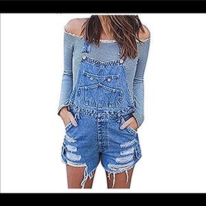 maternity short overalls